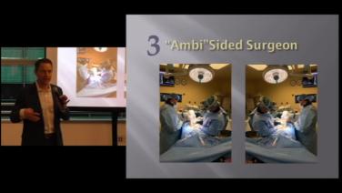 Speaker with slide from Improving ATP - Joshua Herzog, MD