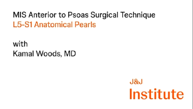 Thumbnail image for MIS ATP Surgical Technique: Procedure Pearls with Kamal Woods, MD