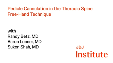 Pedicle Cannulation in the Thoracic Spine Free-Hand Technique with Suken Shah, MD thumbnail