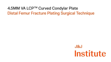 Thumbnail from 4.5 MM VA LCP™ Curved Condylar Plate Distal Femur Fracture Plating Guide