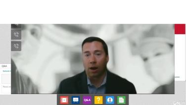 Headshot view of a speaker in zoom from Application of Static Frames in the Foot and Ankle with Joshua Coger, DPM