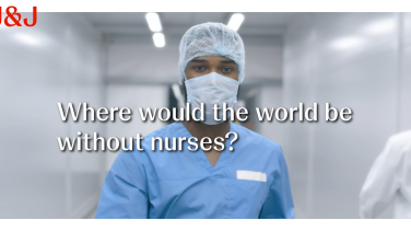 An image from the "Nurses Change Lives" video on the JnJInstitute.com website.