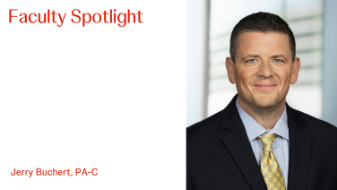 An image From "Faculty Spotlight: Jerry Buchert, PA-C"