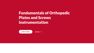 An image from the "Fundamentals of Orthopaedic Plates and Screws I" on JnJInstitute.com website