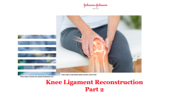 An image from the "Knee Ligament Reconstruction Part 2" on JnJInstitute.com website