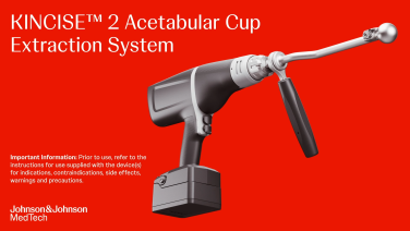 KINCISE™ 2 Acetabular Cup Extraction System: Surgical Technique Animation thumbnail
