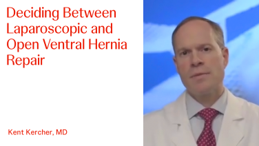 An Image From "Deciding Between a Laparoscopic and Open Ventral Hernia Repair with Kent Kercher, MD"
