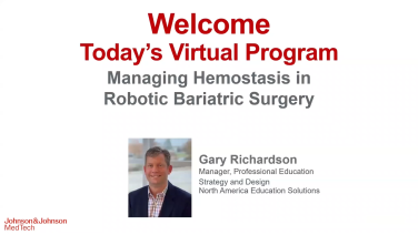 Managing Hemostasis in Robotic Bariatric Surgery