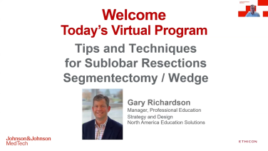 An Image From "Tips and Techniques for Sublobar Resections: Segmentectomy/Wedge"