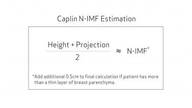 An image from the "Determining the Nipple to Inframammary Fold in Breast Augmentation with David Caplin, MD" video on the JnJInstitute.com website.