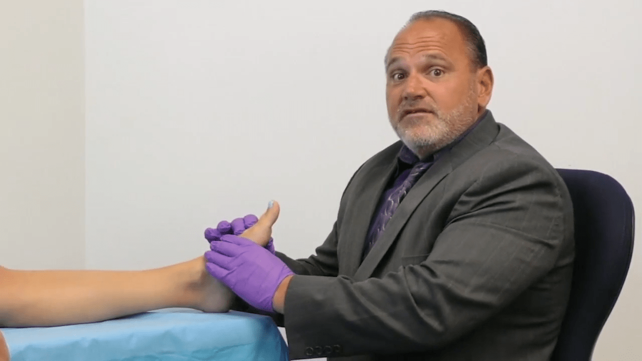 An image from the "Navigating the Hallux Valgus with Brian G. Loder, DPM" playlist on the JnJInstitute.com website.
