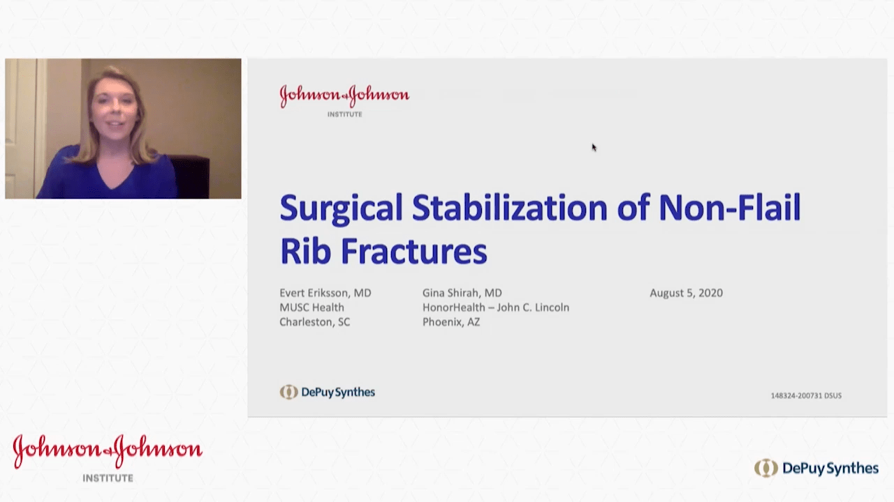 Surgical Stabilization of NonFlail Rib Fractures Johnson & Johnson
