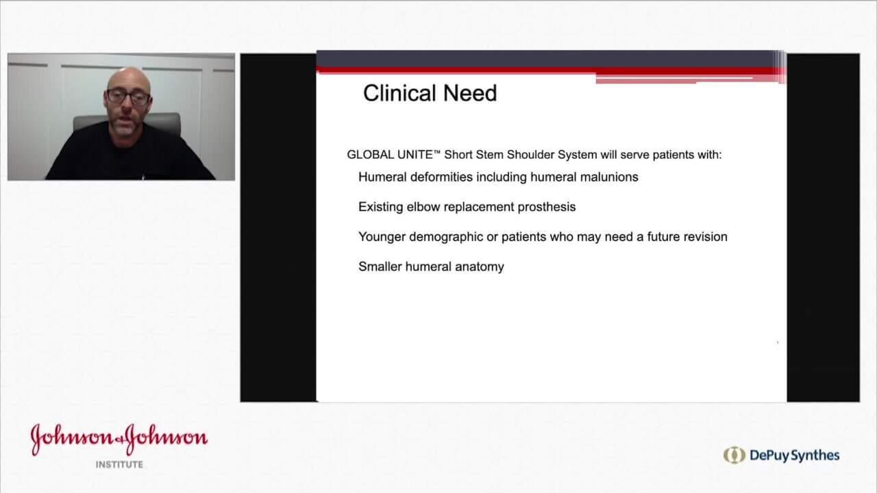 Thumbnail image of GLOBAL Unite Shoulder System: Design Rationale with Scott Wisotsky, MD