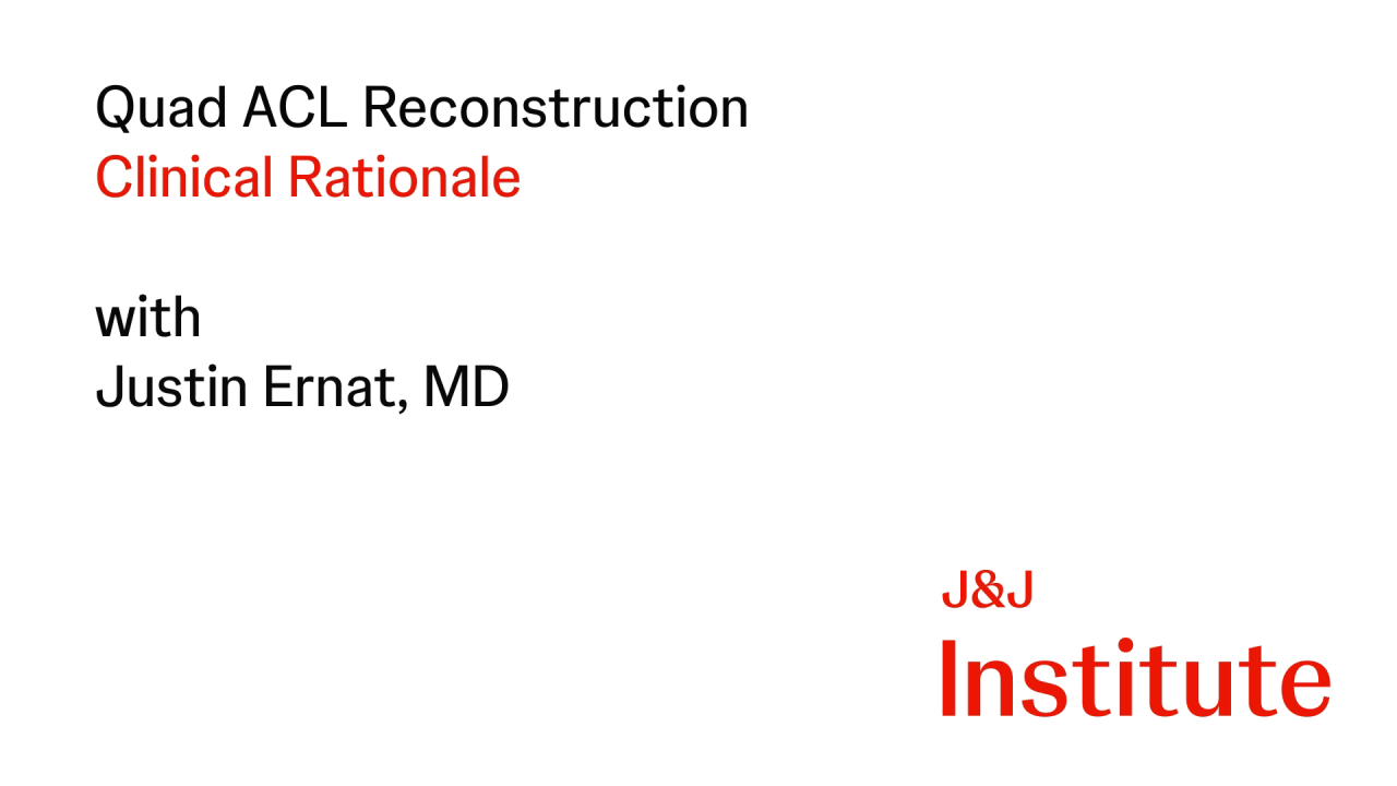 image from Quad Tendon ACL Reconstruction with Justin Ernat, MD