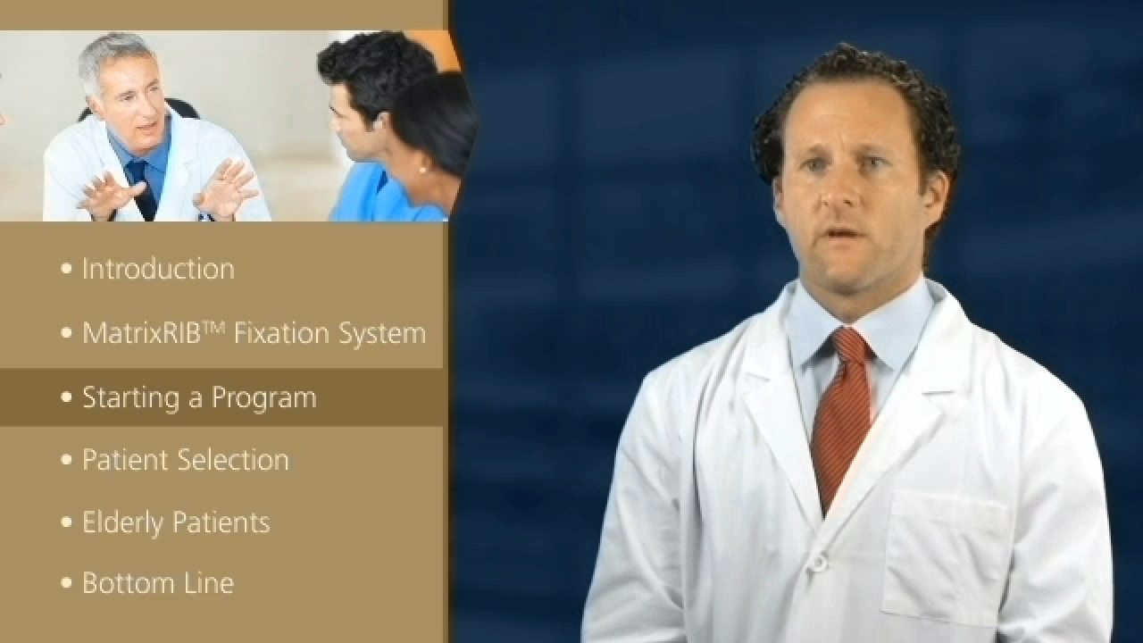 MATRIX Rib Fixation Program - Adam Shiroff, MD thumbnail